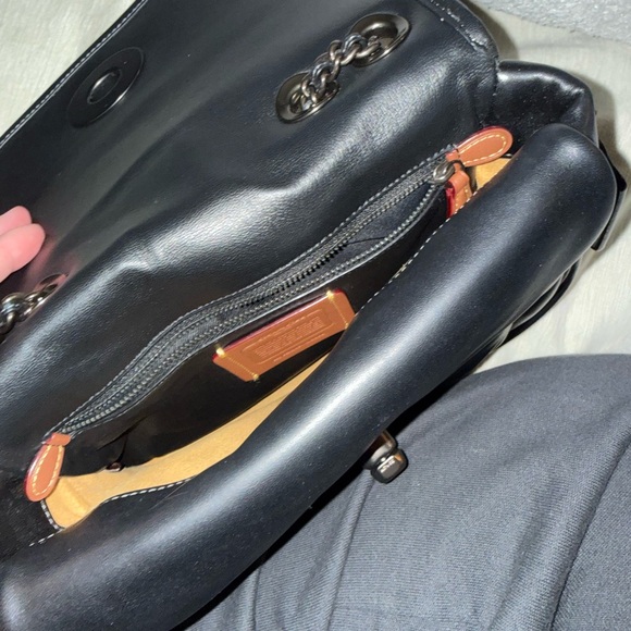 Black Coach Madison Pillow Bag - Picture 4 of 8